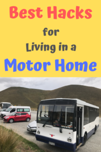 best hacks for living in a motor home