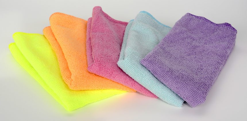 money-saving cleaners - microfibre cloths