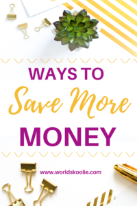 21 ways to save money