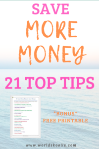 21 ways to save money