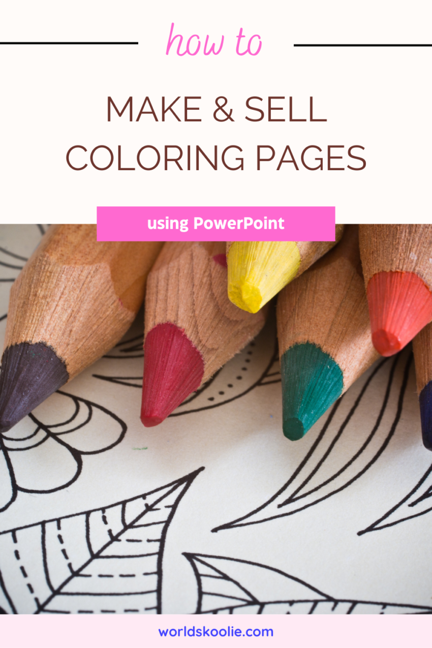 Creating Colouring Pages You Can Sell with PowerPoint